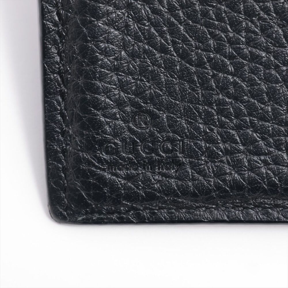Gucci Jumbo GG Leather Compact Wallet Black - Picture 7 of 7